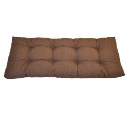 Opěradlový polstr na paletu 120x50 hnědý melír