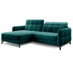 Rohová sedací souprava LORELLE, Mat Velvet 75 Levá