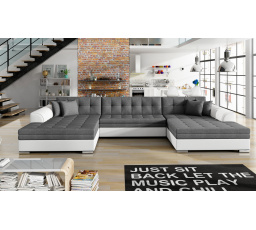 Sedací souprava ve tvaru U VENTO, Sawana 05/Soft 17