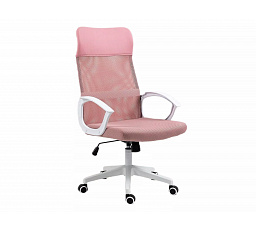 Kancelářské křeslo Q-026, Růžová/Bílá