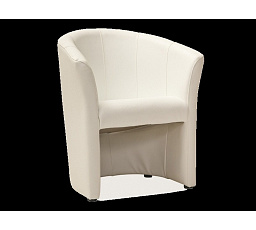 Křeslo TM-1, Krémová ekokůže EK-0/Wenge