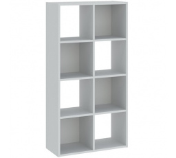 Regál CATCHY 8P, Bílá
