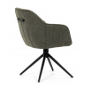 Jídelní židle, zelená, látka, HC-536 GRN2