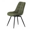 Jídelní židle, zelená, látka, HC-T1130 GRN2