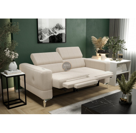 Sofa TOSCANIA II , relax 185 cm - krémová