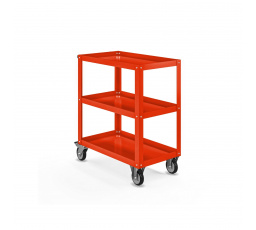 Nářaďový vozík, dílenský HUGO, 700 x 816 x 400 mm, červený