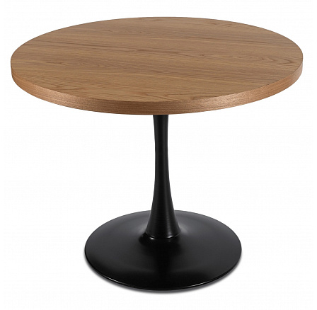 Stůl LINO 100 cm Dub Zlatý/Černý