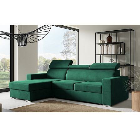 Rohová sedací souprava ADELKA Levá, Monolith 37