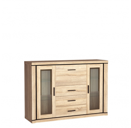 Vitrína DALLAS D7 Dub sonoma Vitrína DALLAS D7 Dub sonoma