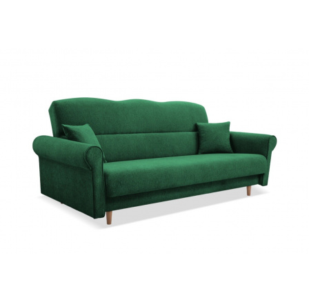 Pohovka rozkládací LOFT 3 Zelená, Arva 12