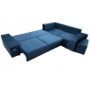 Rohová sedací soustava Alvin P Monolith 77 - tmavě modrá