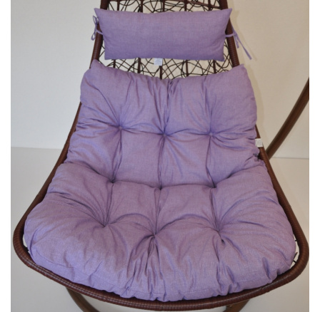 Polstr na závěsnou houpačku Margarita - látka fialový melír