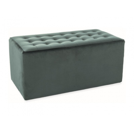 Taburet LORI 2 VELVET, Zelený Bluvel 78 Taburet LORI 2 VELVET, Zelený Bluvel 78