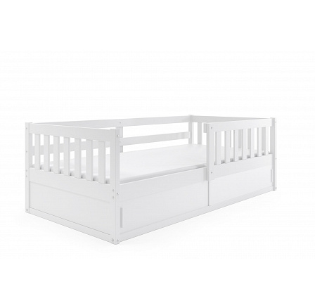 Dětská postel SMART s matrací, Bílá