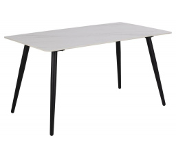 Stůl Wicklow bílý/černý
