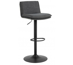Barová stolička Flynn tmavě šedá