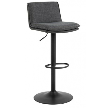 Barová stolička Flynn tmavě šedá