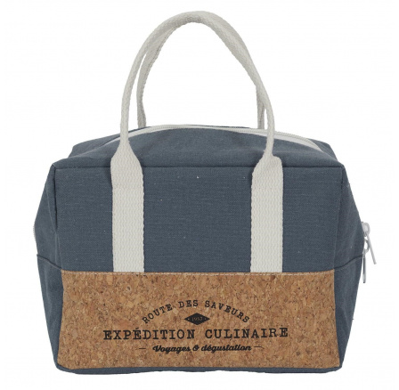 Taška na oběd Refreshing Cork 3l modrá