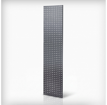 Perforovaná deska do regálu antracitová: JOHNNY, 2 kusy, 1800 x 20 x 420 mm