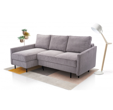 Rohová sedací souprava Roxana L šedá Rohová sedací souprava Roxana L šedá