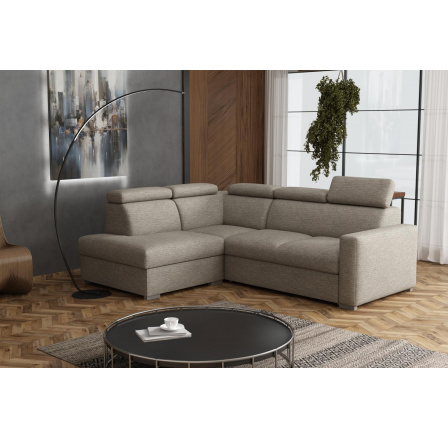 Sedací souprava Petrit II levá Aragon hnědošedá