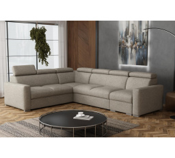 Sedací souprava Petrit V levá Aragon hnědošedá