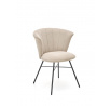 Jídelní židle K459, Béžová/Černá