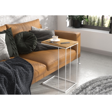 Pomocný stolek DRU Bílý+Artisan