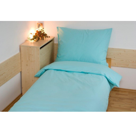 Povlečení bavlna UNI 140x200, 70x90cm zelené