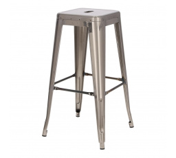 Barová židle Paris 75 cm. kovový insp. Tolix
