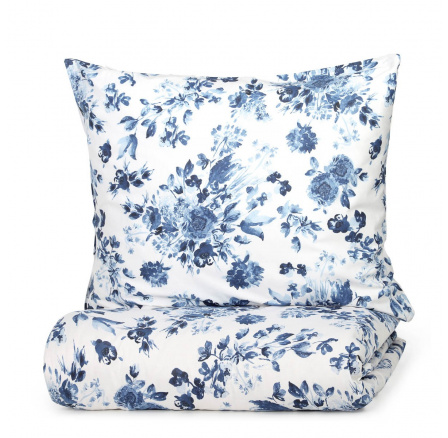 Povlečení SORLI bavlněné v modré květy 160x200 + 2*50x70 cm 712425 Povlečení SORLI bavlněné v modré květy 160x200 + 2*50x70 cm 712425