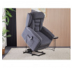 Polohovací křeslo, elektrické kabelové ovládání, šedá, látka, TV-7072 GREY2