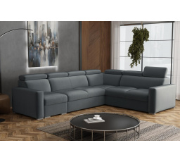 Sedací souprava Petrit V pravá Paros tmavě šedá