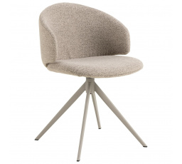 Židle Ella béžová Monza 60 béžový podstavec