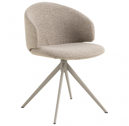 Židle Ella béžová Monza 60 béžový podstavec