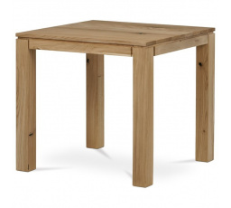 Jídelní stůl 80x80cm, masiv, dub, DS-F080 DUB