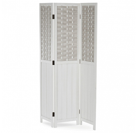 Paraván, masiv, bílá, EF-L145 WT