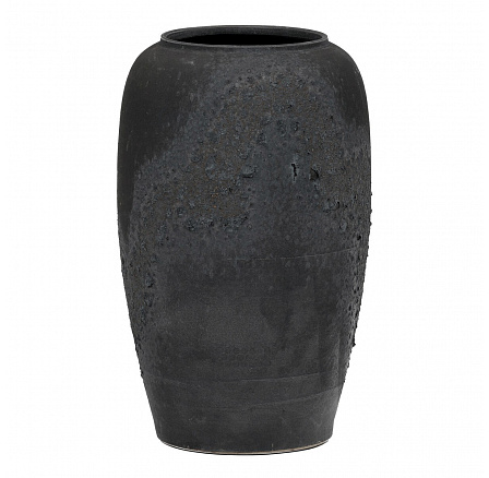 Váza keramická - výška 70 cm, tmavě šedá Váza keramická - výška 70 cm, tmavě šedá