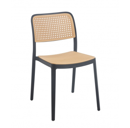 Židle přírodní/černá K31-FXJG A