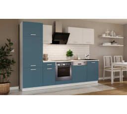 Kuchňská linka Todor 270 modrá/bílá + PD 210 bílá
