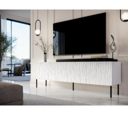 Tv komoda JUNGLE, bílá matná/bílá matná