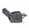 Elektricky polohovatelné křeslo HORTON, Šedý Mat Velvet Mavel 14
