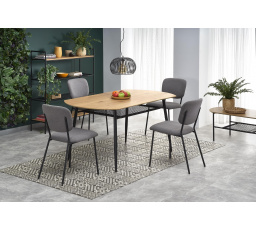 Jídelní stůl JACKSON, Zlatý dub/Černá