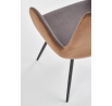 Jídelní židle K392, šedá/hnědá