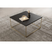 Stolek na kávu Roni Zlatý+Černý