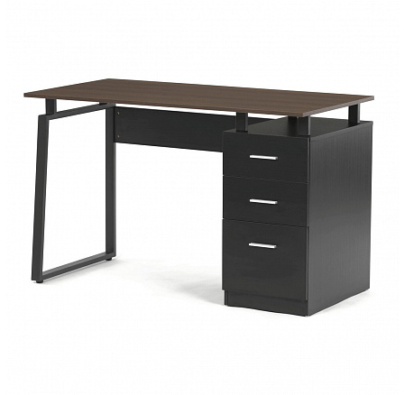 Kancelářský stůl 120x60cm, melamin, ořech, APC-3218 OAK