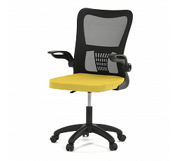 Dětská židle, houpací mechanismus, žlutá síťovina, KA-K2006 YEL