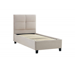 Čalouněná postel 90x200 béžová LT2-FXJG