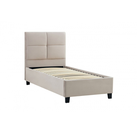 Čalouněná postel 90x200 béžová LT2-FXJG