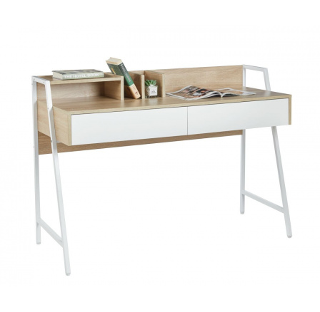 Psací stůl dub sonoma/bílý B15-FXJG
